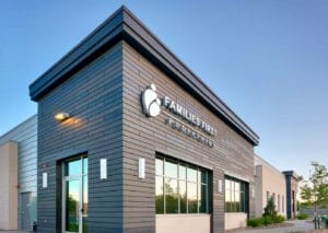 Exterior of Families First Pediatric Dentistry Office in South Jordan Utah.