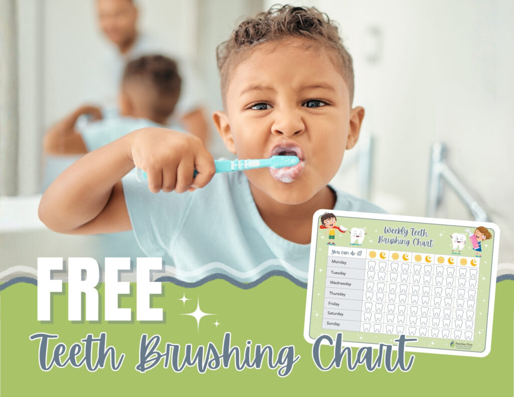 free printable teeth brushing chart for kids