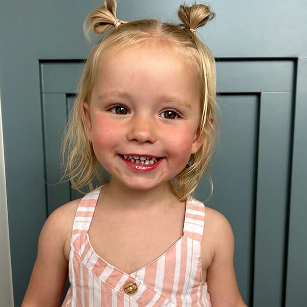 Smiling young toddler